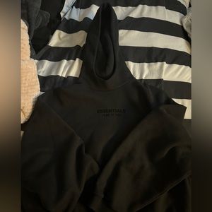 Black Essentials hoodie